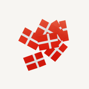 Strflag 2,7x2cm 150stk Danmark