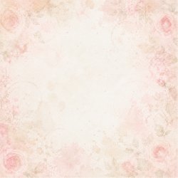 Papirblok Rosernes Poesi 15 x 15 cm - Luna Hobby