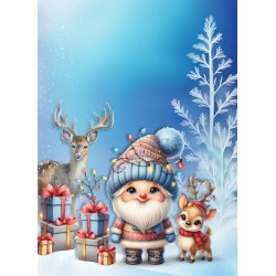 Papirblok A6 Gnomes - Luna hobby