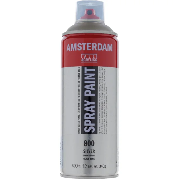 AMSTERDAM Spray paint 400 ml Silver 800