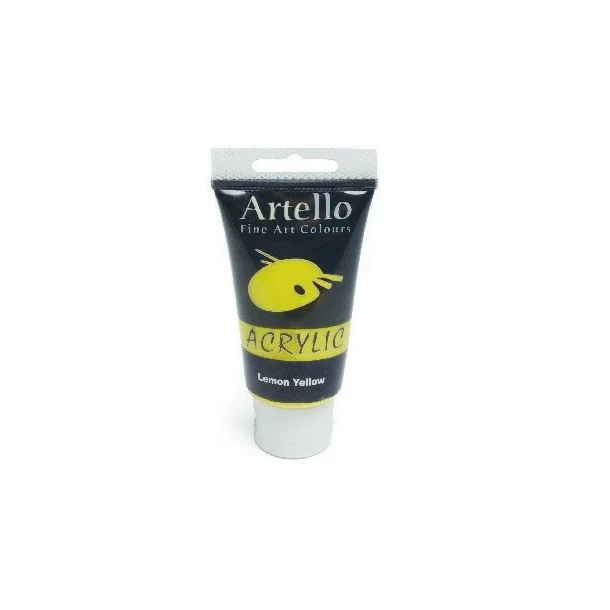 Artello akryl maling Lemon yellow 75ml