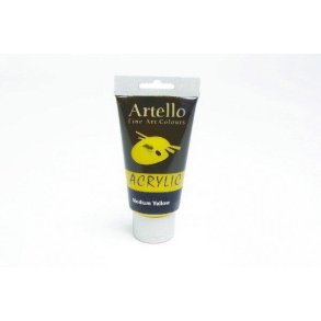 Artello akryl maling Yellow mid 75ml