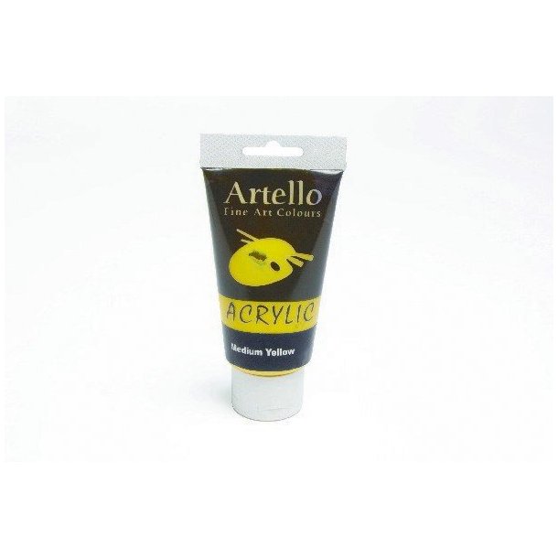 Artello akryl maling Yellow mid 75ml