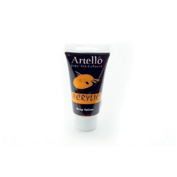 Artello akryl maling Deep yellow 75ml