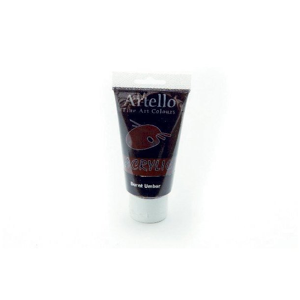 Artello akryl maling Burnt Umber 75ml