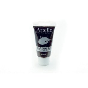 Artello akryl maling Silver 75ml
