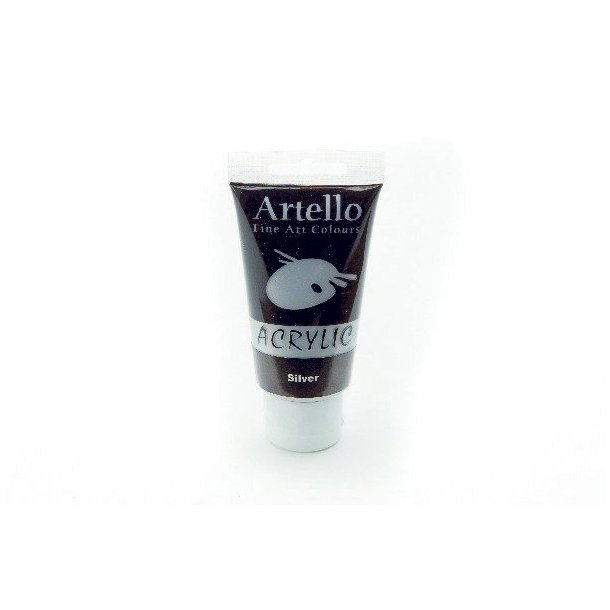 Artello akryl maling Silver 75ml