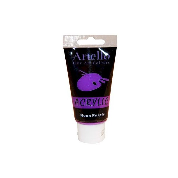 Artello akryl maling Neon Purple 75ml