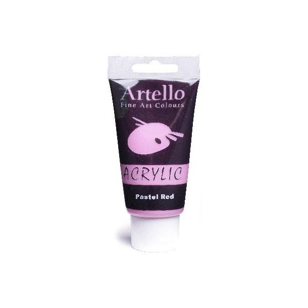 Artello akryl maling Pastel Red 75ml