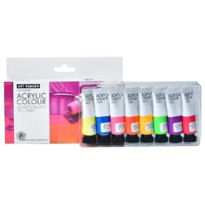 Art Ranger Akrylmaling s�t 8stk. 22ml neon farver
