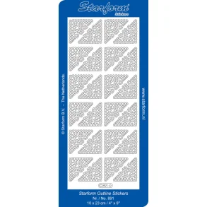 Stickers Hj�rner guld S5