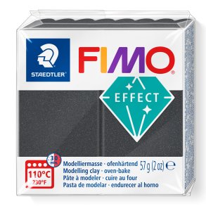 FIMO Effect Metallic Stell Grey 57g