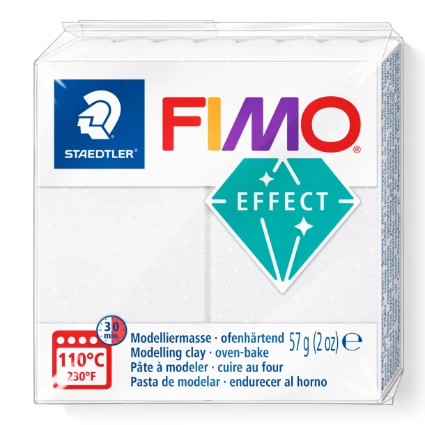 FIMO Effekt Galaxy Hvid 57 gr.