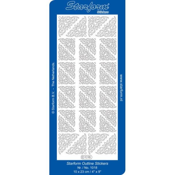 Stickers hjrner 1018 slv S5