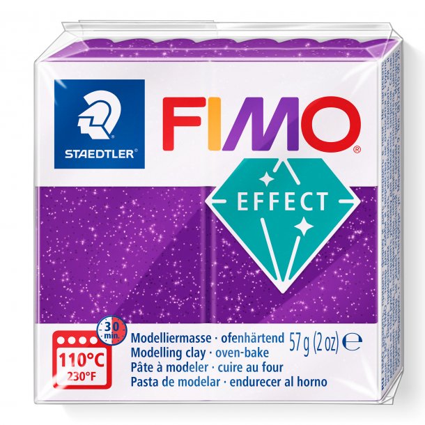 FIMO Efeect "Glitter Lilla 602" 57 g.