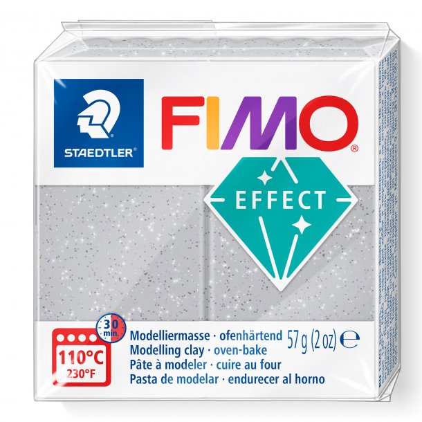 FIMO Effekt "Glitter Slv 812" 57 g.