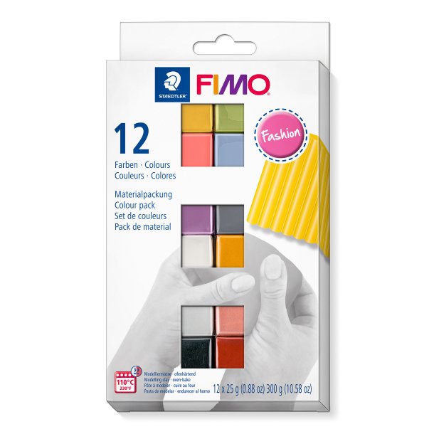 FIMO St med 12 farver Fashion