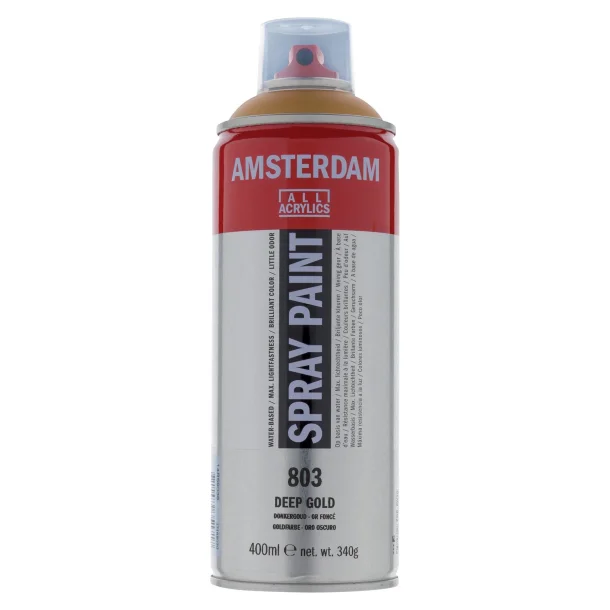 AMSTERDAM Spray paint 400 ml Deep Gold 803