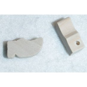 Svenske tr�sko 5 par m/hul 21mm