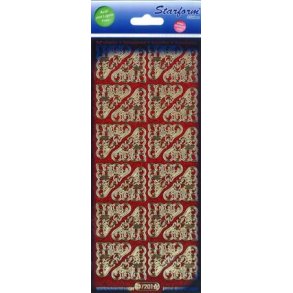 Stickers 7201 Hj�rner R�d S16