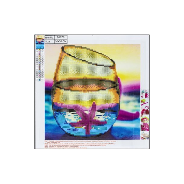 Diamond Painting 30 x 30cm. S�STJERNE