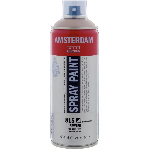 AMSTERDAM Spray paint 400 ml Pewter 815