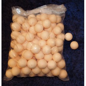 Vatkugler 18mm beige/fersken 20stk