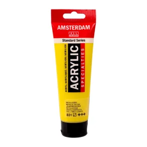 Amsterdam Akrylmaling 120 ML. Metallic Yellow 831