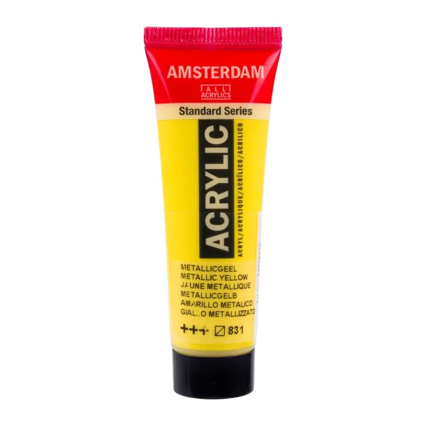 Amsterdam Akrylmaling 20 ML. Metallic Yellow 831