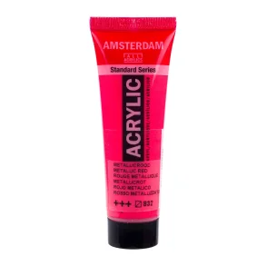 Amsterdam Akrylmaling 20 ML. Metallic Red 832