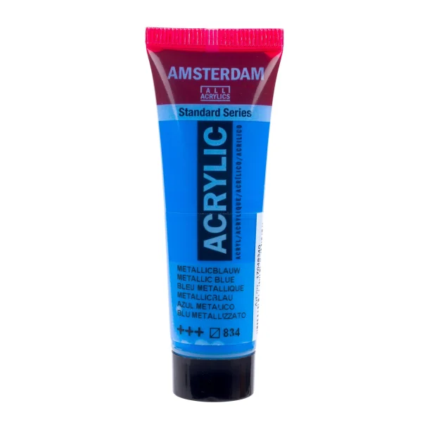 Amsterdam Akrylmaling 20 ML. Metallic Blue 834