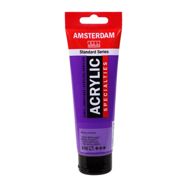 Amsterdam Akrylmaling 120 ML. Metallic Violet 835