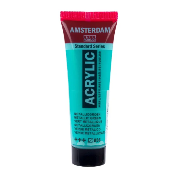 Amsterdam Akrylmaling 20 ML. Metallic Green 836