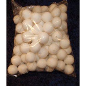 Vatkugle 40mm hvid 10stk