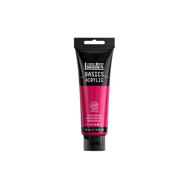 Acrylmaling Basics LIQUITEX 118ML metallic magenta