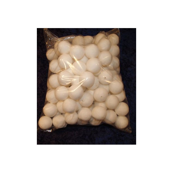 Vatkugle 50mm hvid 5stk