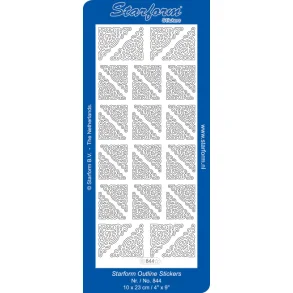 Stickers hjrner 844 guld S5