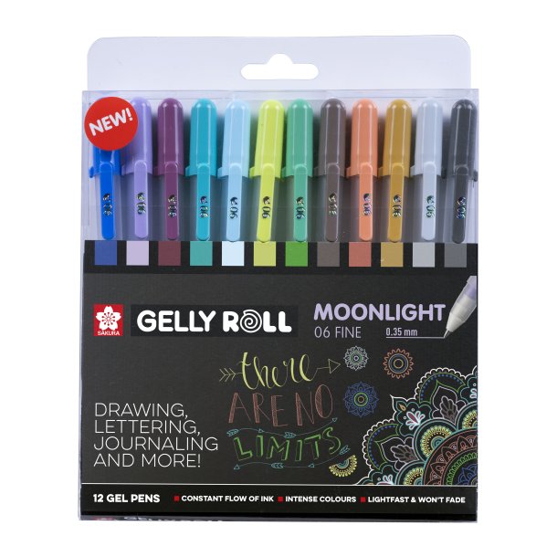 Gelly Roll St m. 12 Stk "Moonlight"