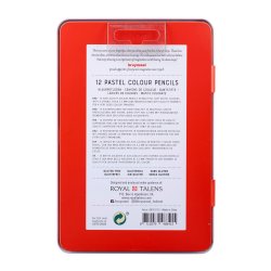Pastel Farveblyanter 12 stk - Bruynzeel