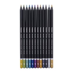 Metallic Farveblyanter 12 stk. Bruynzeel