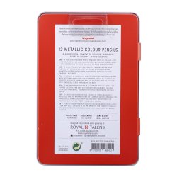 Metallic Farveblyanter 12 stk. Bruynzeel
