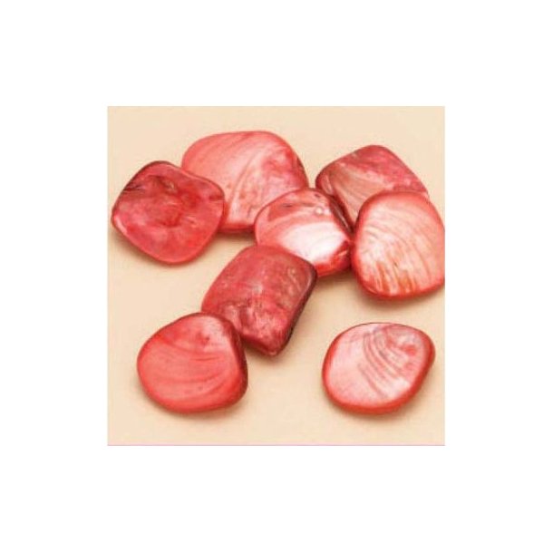 Muslingeperle ca. 13-17mm rd 8stk