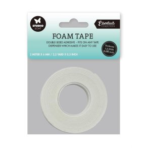 Doublesided foam tape 1,5mm thick - 0,6mm 2meter