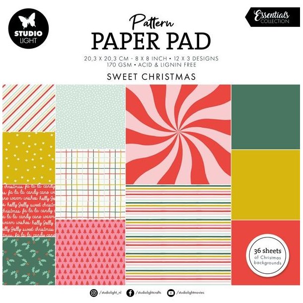 Studio Light Pattern paper pad "Sweet Christmas" SL-ES-PPP199