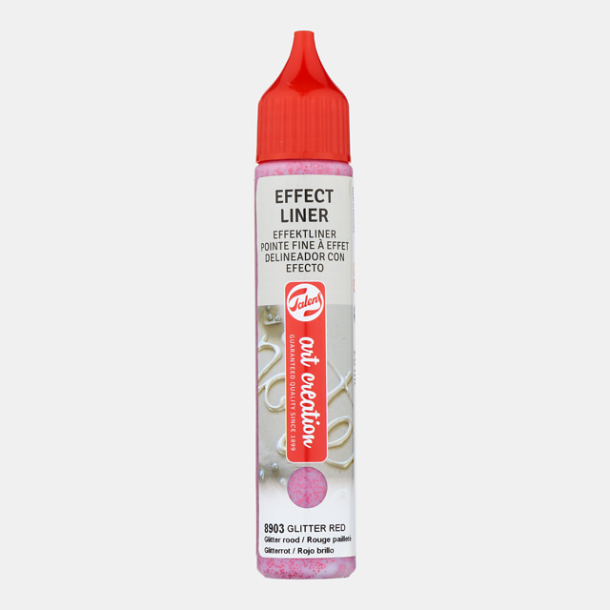 Effect liner 28ml Glitter red