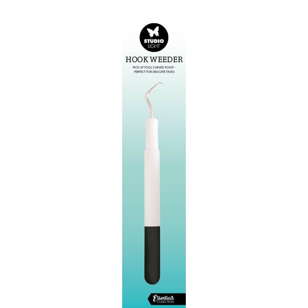 Hook weeder pickup tool curved 