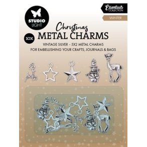 Metal Charms Winter Elements 10stk  xxx
