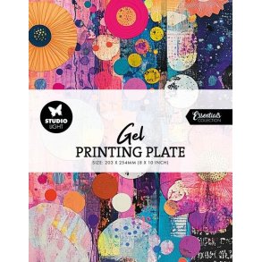 Gel printing plate 8x10
