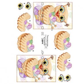 3D ark Strikkeugle M19