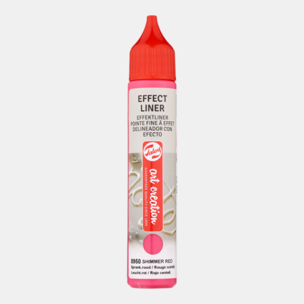 Effect liner 28ml Shimmer red